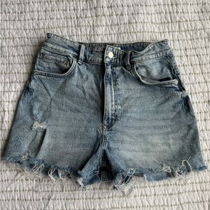 Denim Distressed Women's Shorts